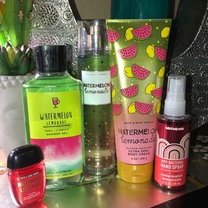 Bath and bodyworks Watermelon Lemonade gift set combo